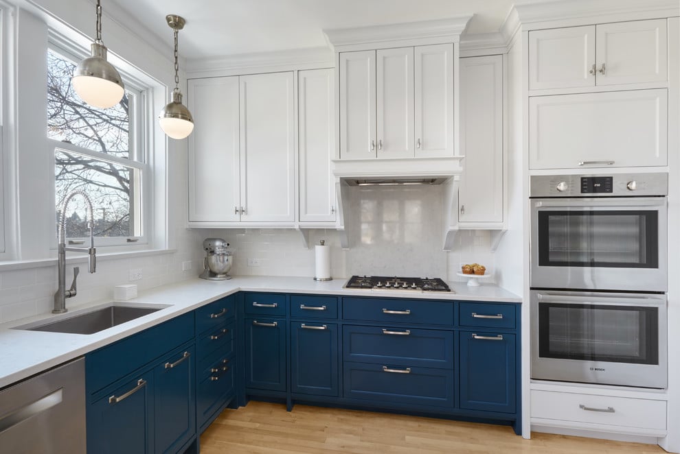 crowded kitchen