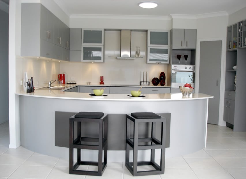 gray-u-shaped-kitchen