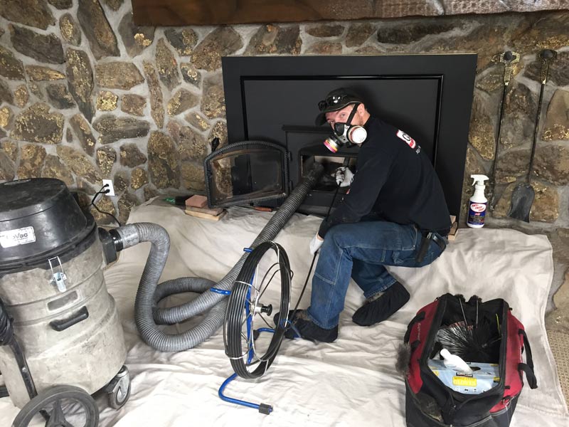 cleaning chimney