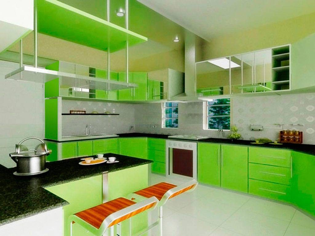 extremely-green-kitchen