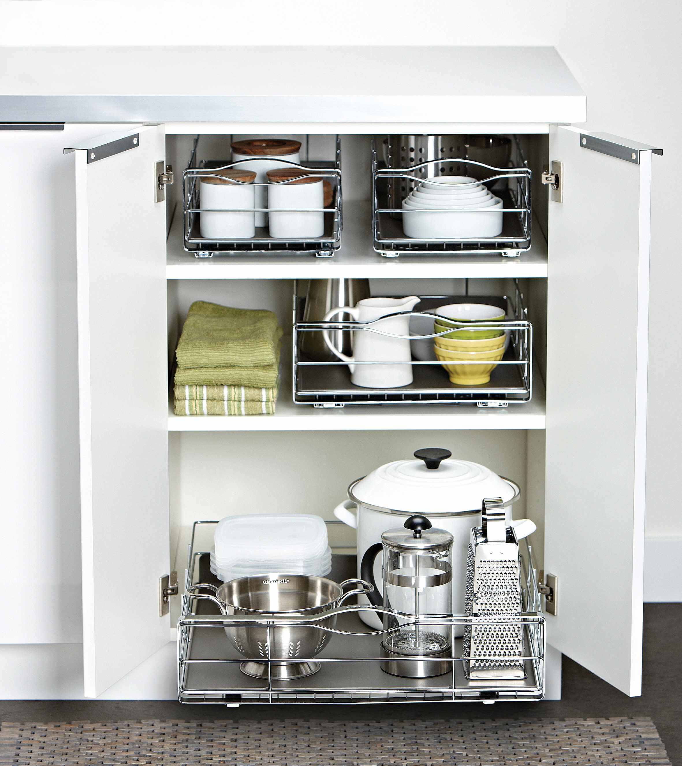 Base Cabinets with Organizers