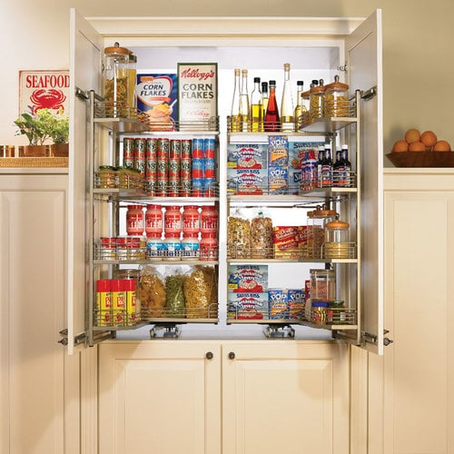 How to Organize a Cabinet Style Pantry - Style + Dwell