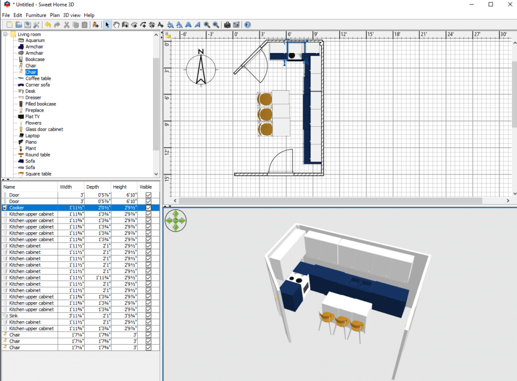 Kitchen-Planning Software