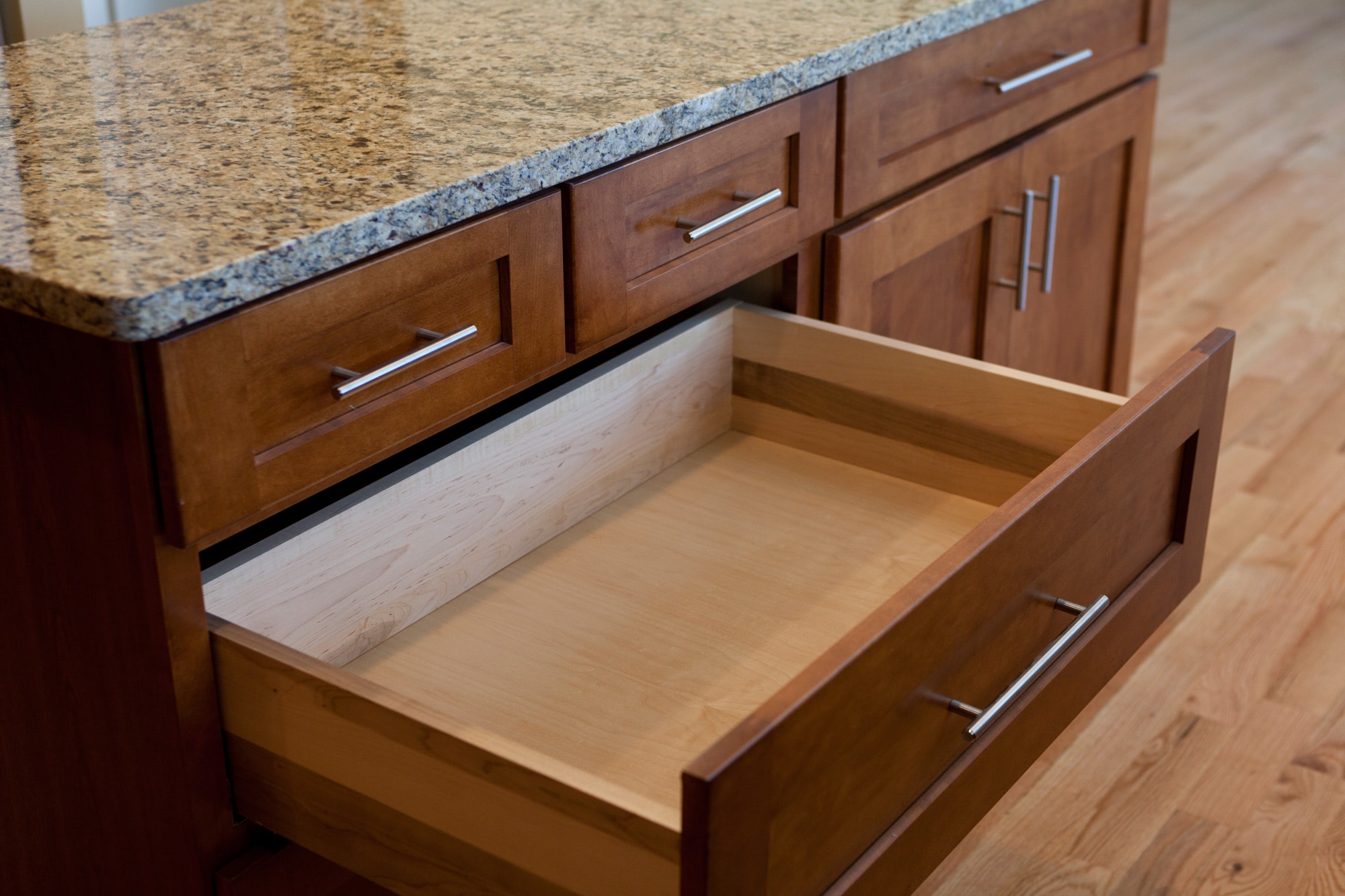 kitchen counter drawers spices design