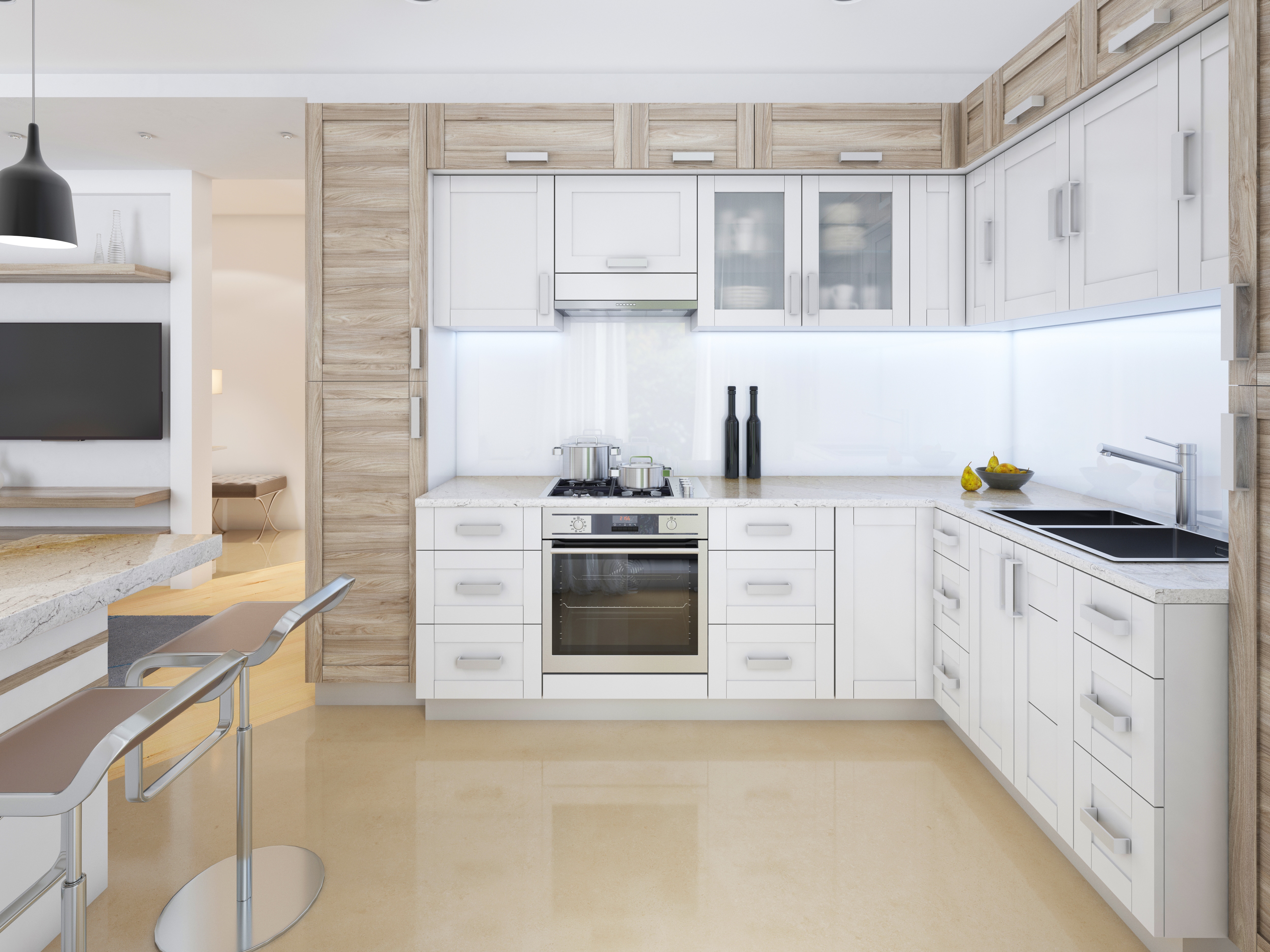How to Go Modern with White Shaker Cabinets - Best Online ...
