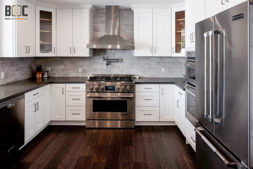 Timeless White Shaker Kitchen Cabinets