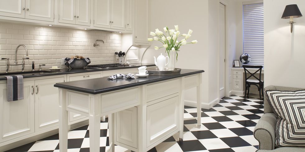 Black and white kitchen designs deals