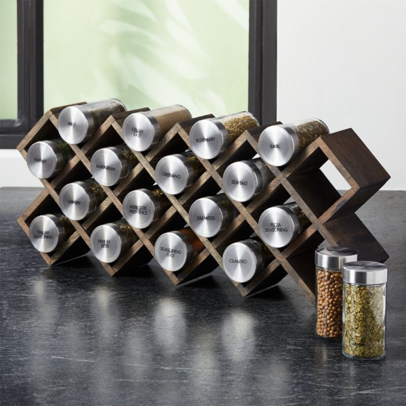 kitchen organization spice rack