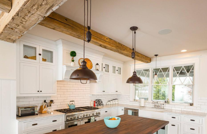 Get The Farmhouse Kitchen Look With Shaker Style Cabinets