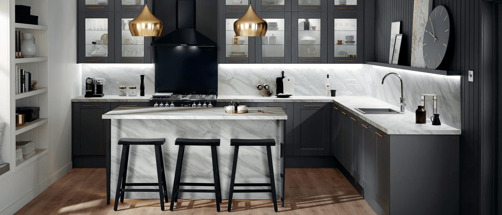 Best Black and Grey Kitchen Ideas for 18