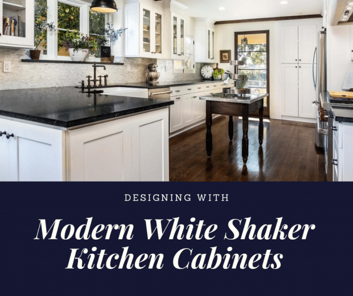 Modern White Shaker Cabinets