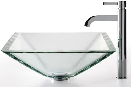 Image result for glass vessel sink