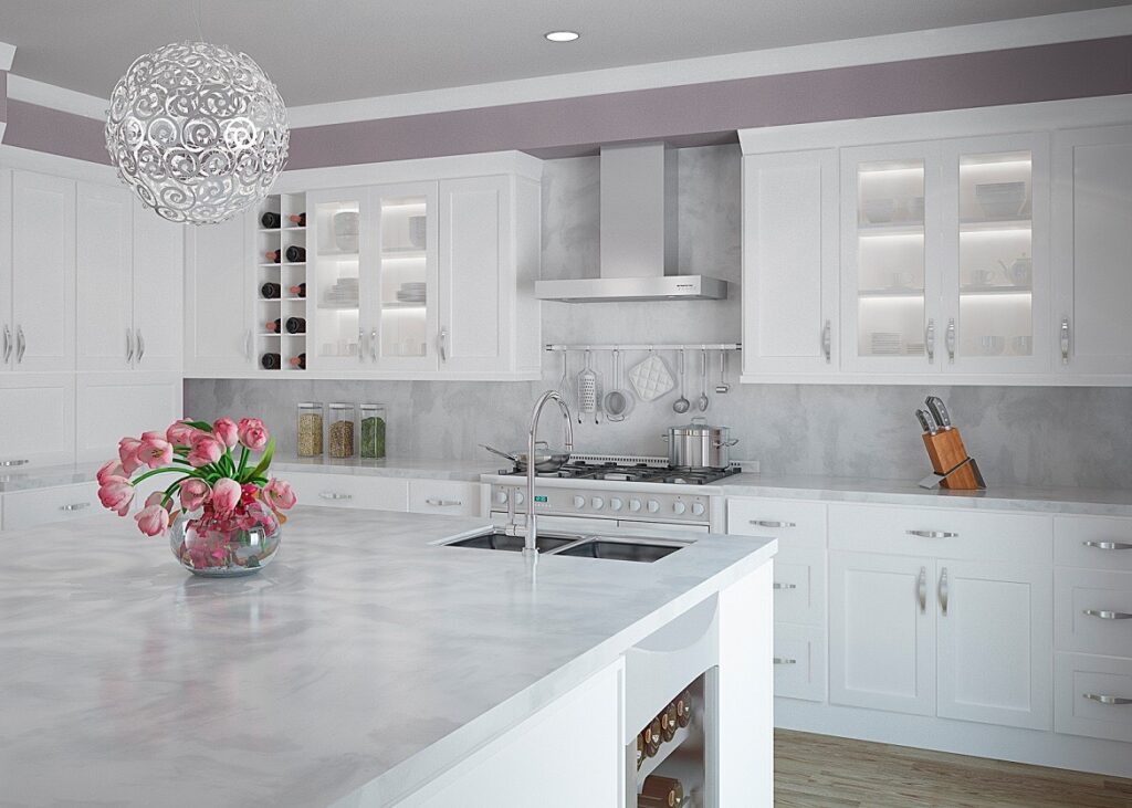 Modern White Shaker Cabinets