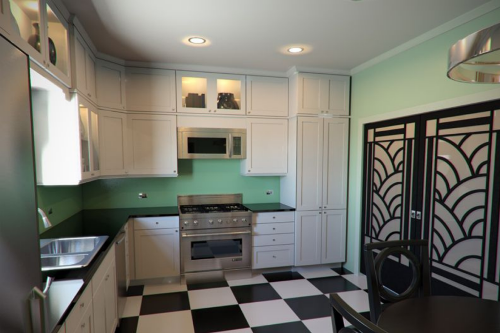 art deco kitchen