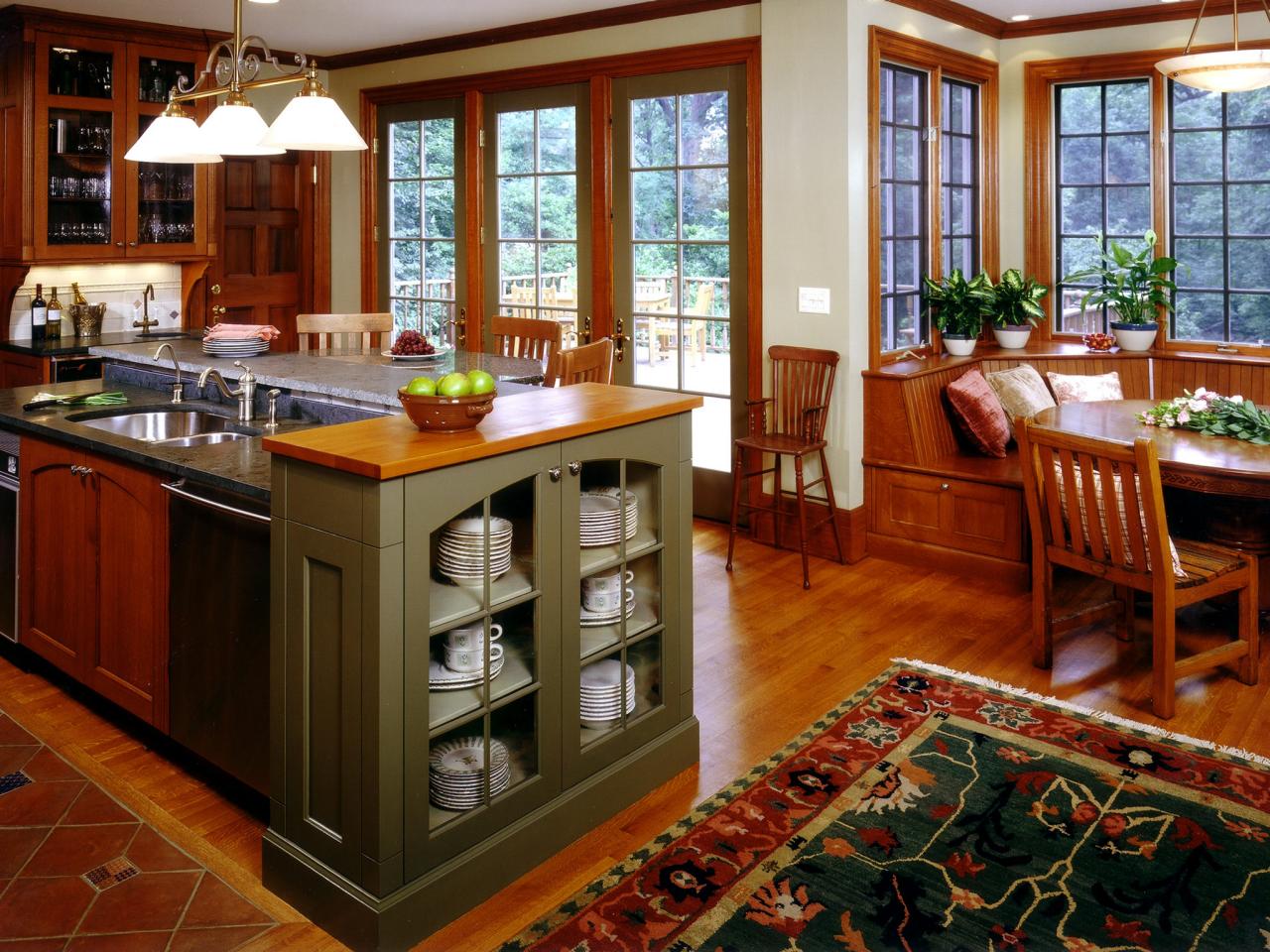 craftsman style kitchen