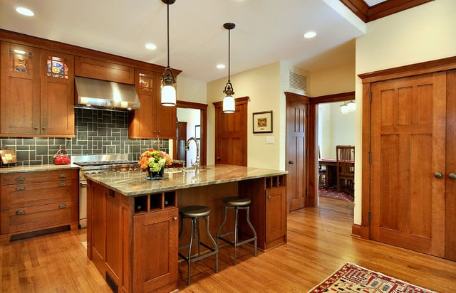 craftsman style kitchen