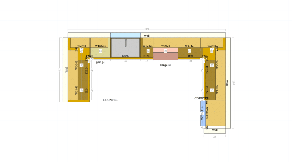 Simpsons kitchen layout