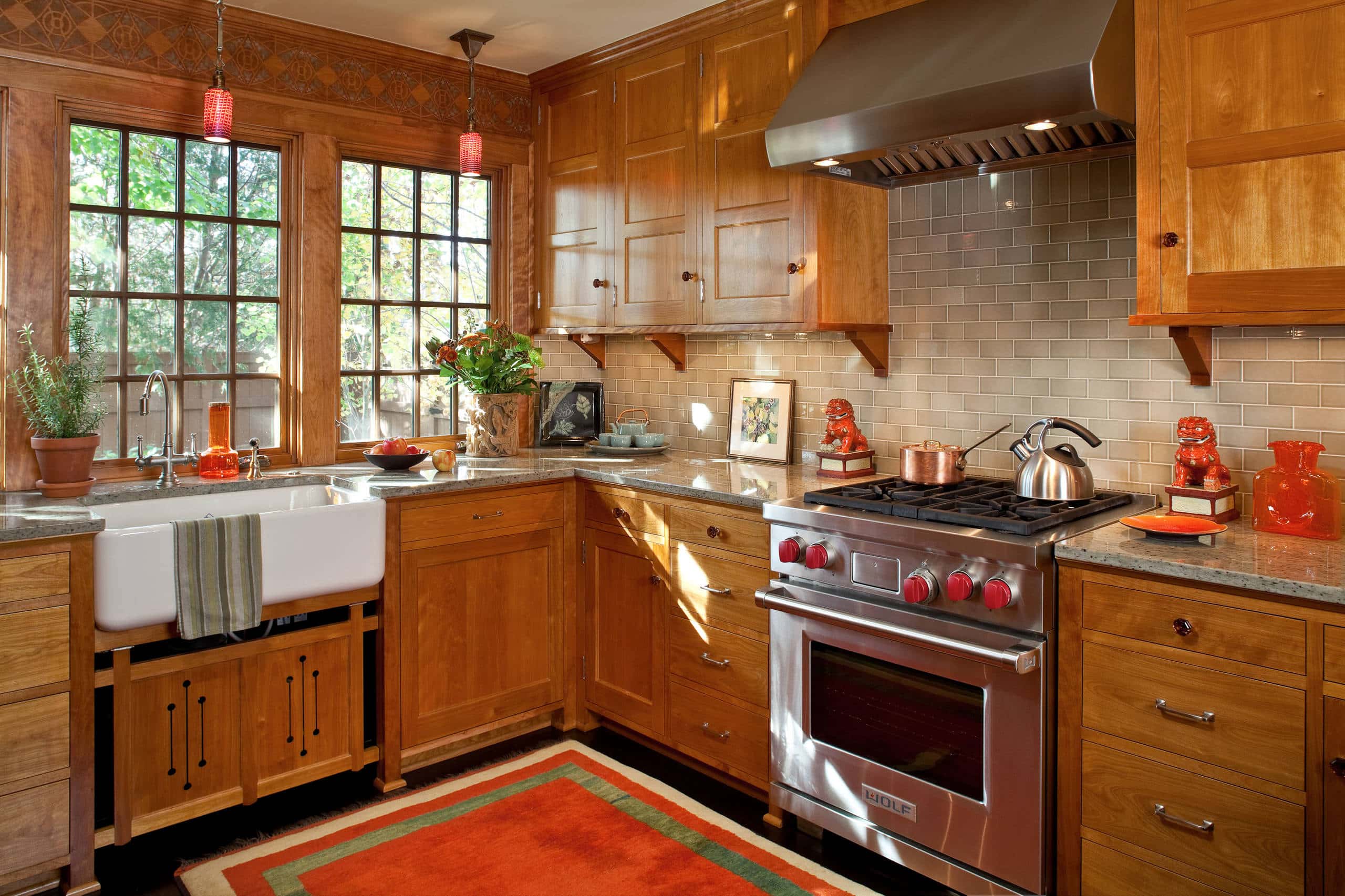 craftsman style kitchen