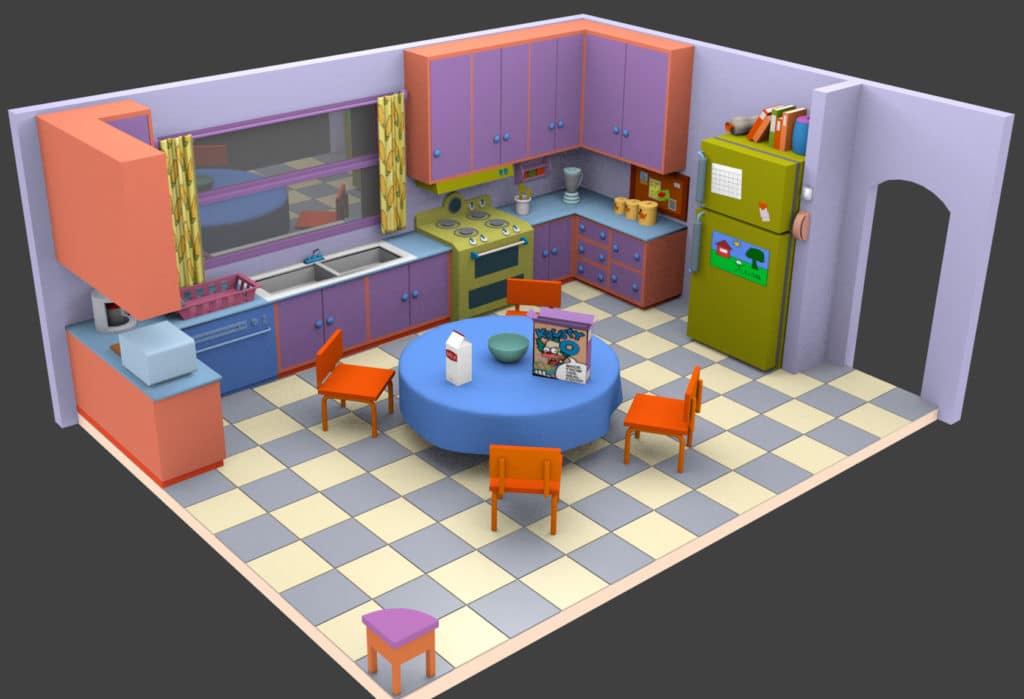 Simpsons kitchen