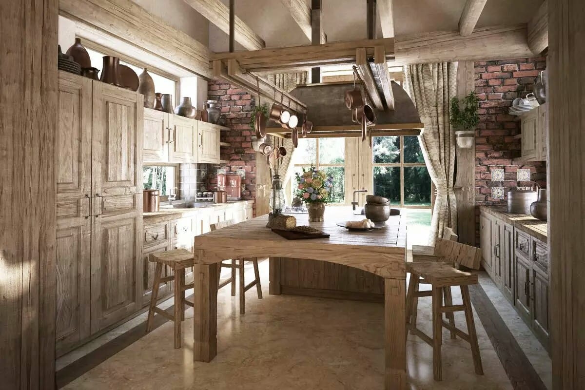 Rustic-Style Kitchen