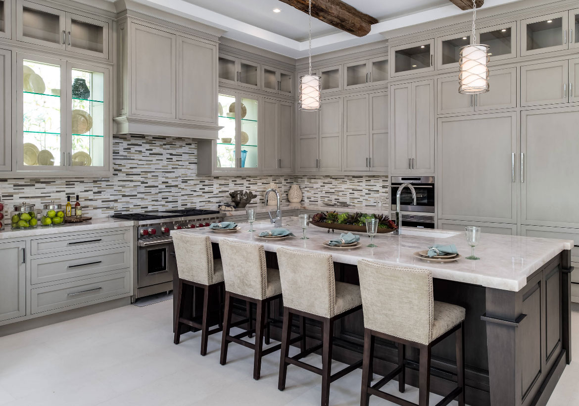 transitional kitchen