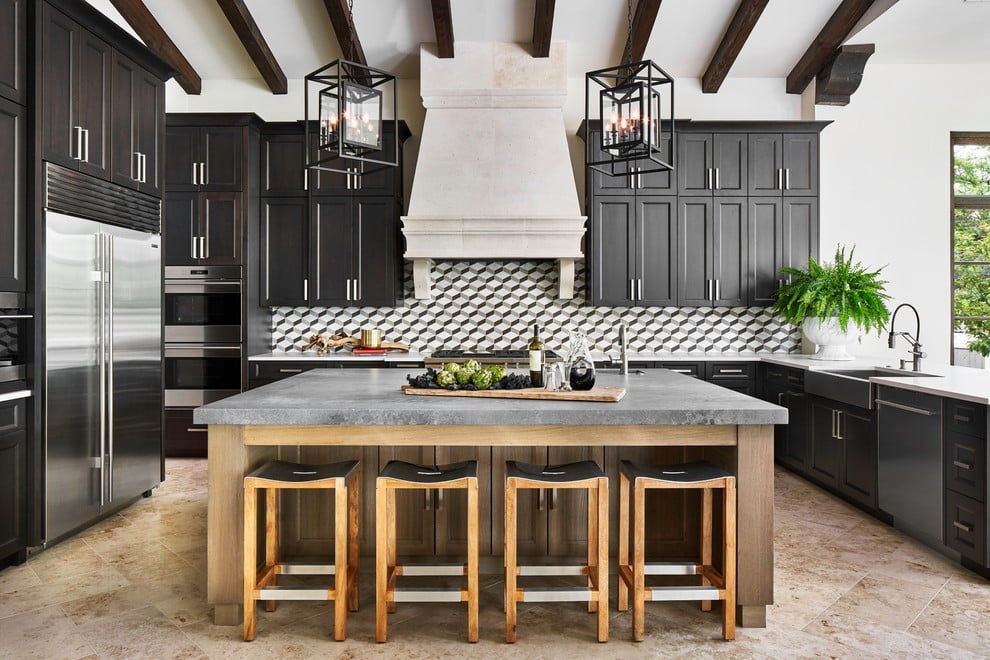 Modern Mediterranean Kitchen Ideas With European Style Cabinets 23-luxury-mediterranean-kitchen-design-ideas