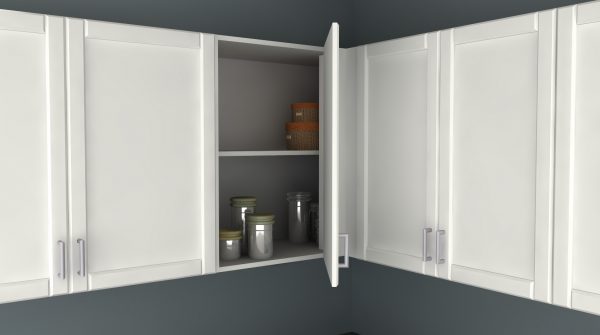 Blind corner cabinet