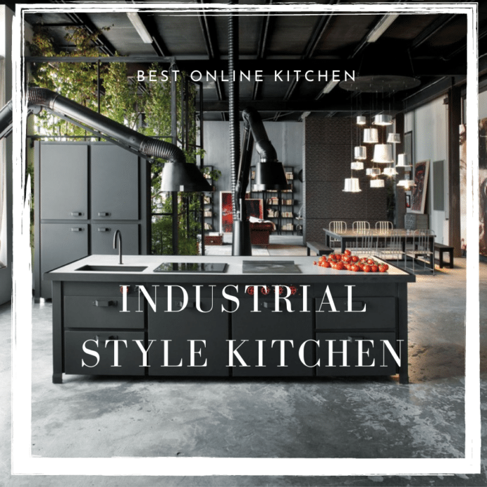 industrial-style kitchen