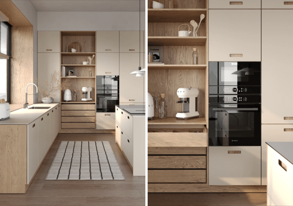 cut out recessed handle mechanism