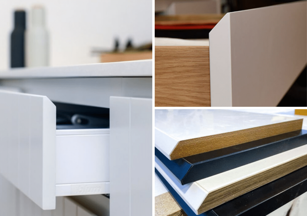 shark nose finger pull recessed handle mechanism