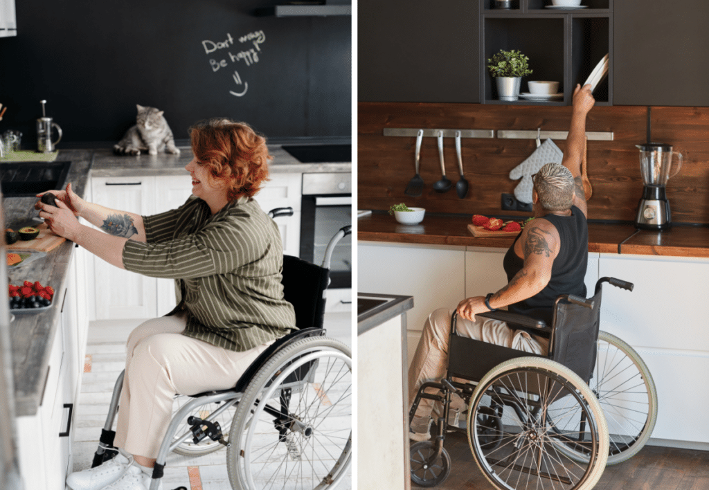 wheelchair accessible kitchen design