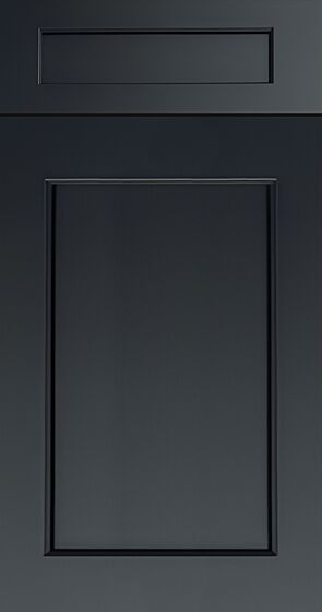 Modern Black Shaker Sample Door