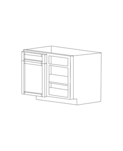 Lexington Grey Shaker 36x24 Base Blind Corner Cabinet - RTA