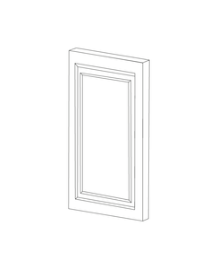 Classic Snow White 12x42 Matching Wall End Panel