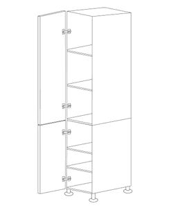 Moonlight White 24x84 Pantry Cabinet - Assembled
