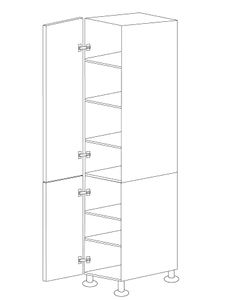 Grecian White 24x90 Pantry Cabinet - Assembled