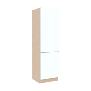 High Gloss White 24x84 Pantry Cabinet - Assembled