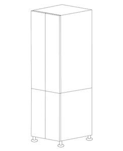 Glossy White 30x84 Pantry Cabinet - Assembled