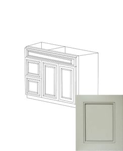 Romona Modern Gray 36" Vanity Cabinet with Drawers on Left - Assembled