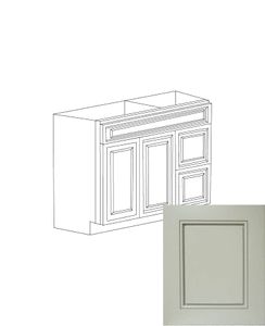 Romona Modern Gray 36" Vanity Cabinet with Drawers on Right - Assembled