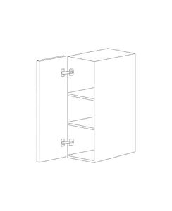 Glossy White 9x30 Wall Cabinet - Assembled