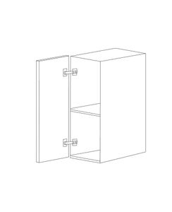 Matte black 12x30 Wall Cabinet - Assembled