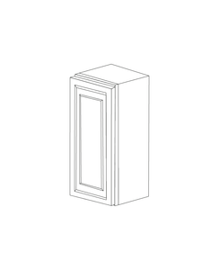 Romona Modern Gray 12x36 Wall Cabinet - Assembled