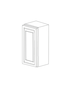 Romona Modern Gray 15x36 Wall Cabinet - Assembled