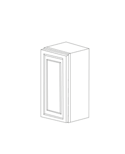 Romona Modern Gray 18x30 Wall Cabinet - Assembled