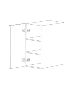 Glossy White 18x30 Wall Cabinet - Assembled