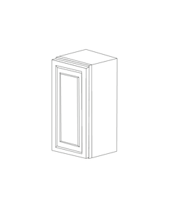 Romona Modern Gray 18x36 Wall Cabinet - Assembled