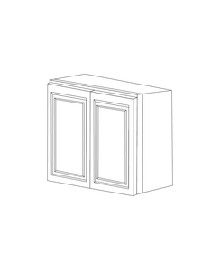 Romona Modern Gray 27x36 Wall Cabinet - Assembled