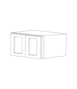Malibu White Shaker 30x12x24 Wall Cabinet - Assembled