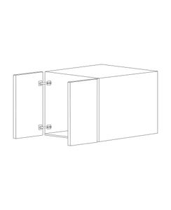 Super Matte Jade 30x15x12 Wall Cabinet - Assembled